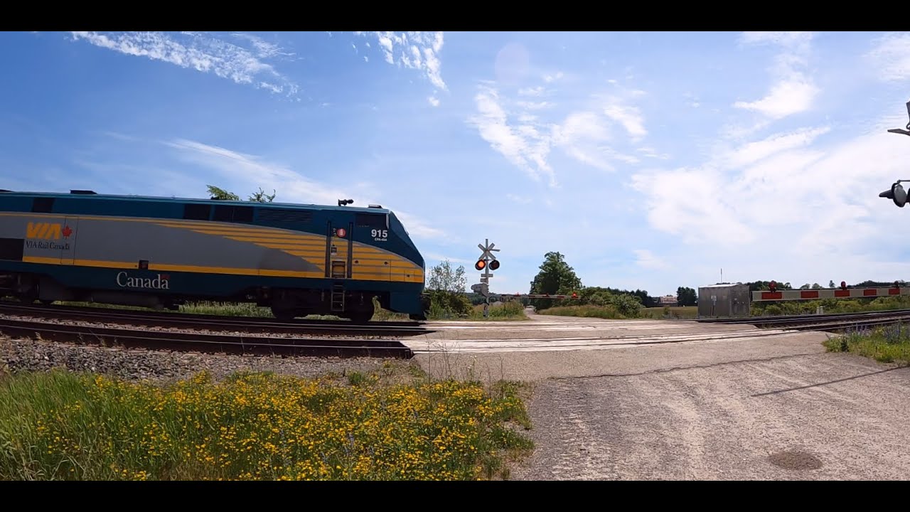 Afternoon of VIA trains at Kidd road. YouTube