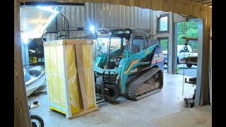 Setting up a gas can cabinet