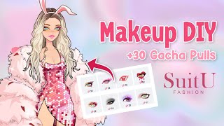 Making New Make up DIY's +30 Gacha PullsSuitU  Fashion Game