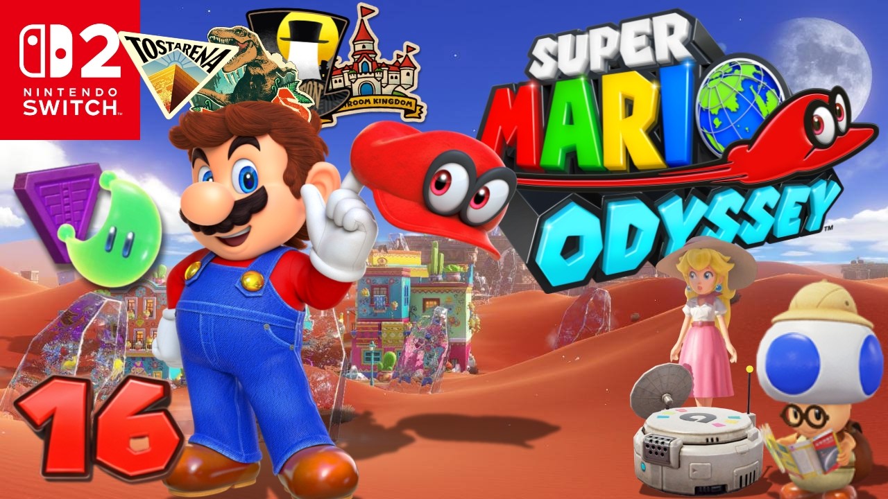 Super Mario Odyssey - 16 (No Commentary) - YouTube