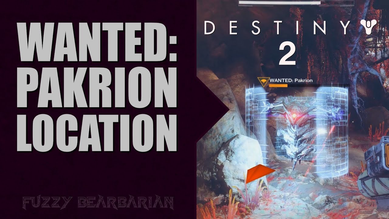 DESTINY 2 - WANTED: Pakrion Location