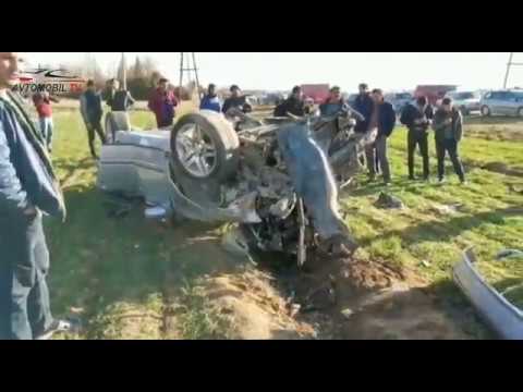 Gürcü nömrəli Mercedes yoldan çıxdı,Sürücü Öldü