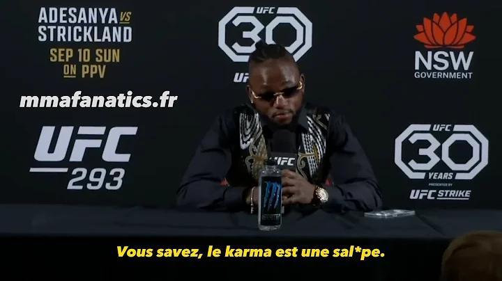 Manel Kape trolle Israel Adesanya après sa défaite contre Sean Strickland (Traduction FR)