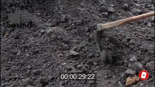 EFEK SUARA MENCANGKUL TANAH BERBATU | SOUND EFFECTS ROCKY GROUND HOE