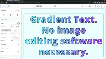 Create Beautiful Gradient Text Effects in WordPress with Breakdance
