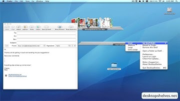 Drag and Drop Text Selections in DesktopShelves