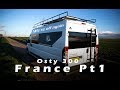 Camper van France Pt 1. Off again, van life French adventure begins and we're going south.