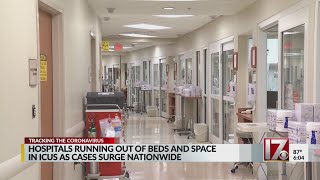 US hospitals running out of beds and space as COVID-19 cases spike