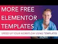 More Free Elementor Templates