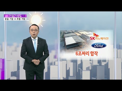 [기업기상도] 쑥쑥 뻗어 맑은 기업 vs 길 가다 뇌우 맞은 기업 / 연합뉴스TV (YonhapnewsTV)