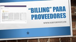 Billing VoIP (Facturas) para Proveedores de Minutos de Telefonia IP... *BILLING VOIPSWITCH* screenshot 5