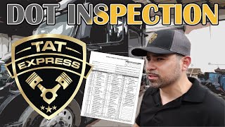 18 Wheeler DOT Inspection check list, Semi Air Brake Inspection, Roadside inspection for CMV Driver.
