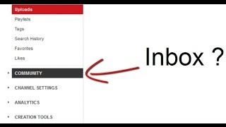 Where is YouTube Inbox Section 2014