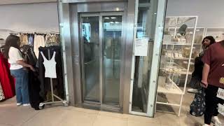ThyssenKrupp synergy glass elevator/lift – H&M (Østergade) – Indre By, Copenhagen, DK