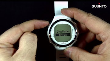 Suunto D4i -  How to change Nitrox mode and set up Nitrox gas