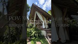 Staying in a Bali Hut ? airbnb ubud bali hotelstay travellife balihouse travelblogger
