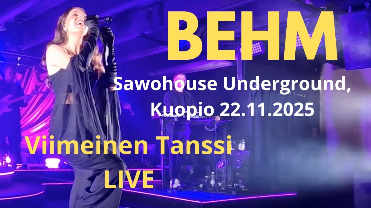 Behm - Viimeinen Tanssi (Live @Sawohouse Underground, Kuopio 22.11.2025)