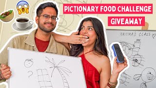 EPIC FOOD PICTIONARY CHALLENGE 🔥+ GIVEAWAY! FOOD CHALLENGE MONTH ep 1 ft.@kritikathatbohogirl