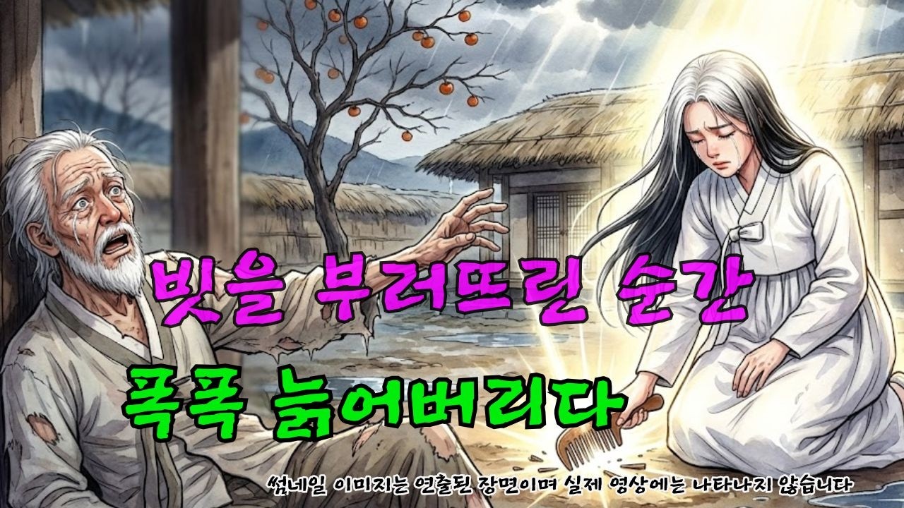 60년 동안 얼굴이 늙지 않는 미녀 아내의 소름 돋는 비밀과 죽어가는 남편, 마을을 덮친 재앙의 원인이 밝혀지다!