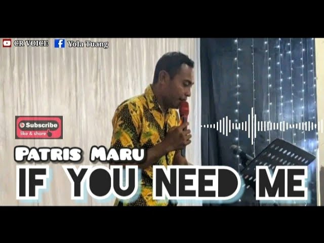 IF YOU NEED ME - After All - Cover Patris Maru class=