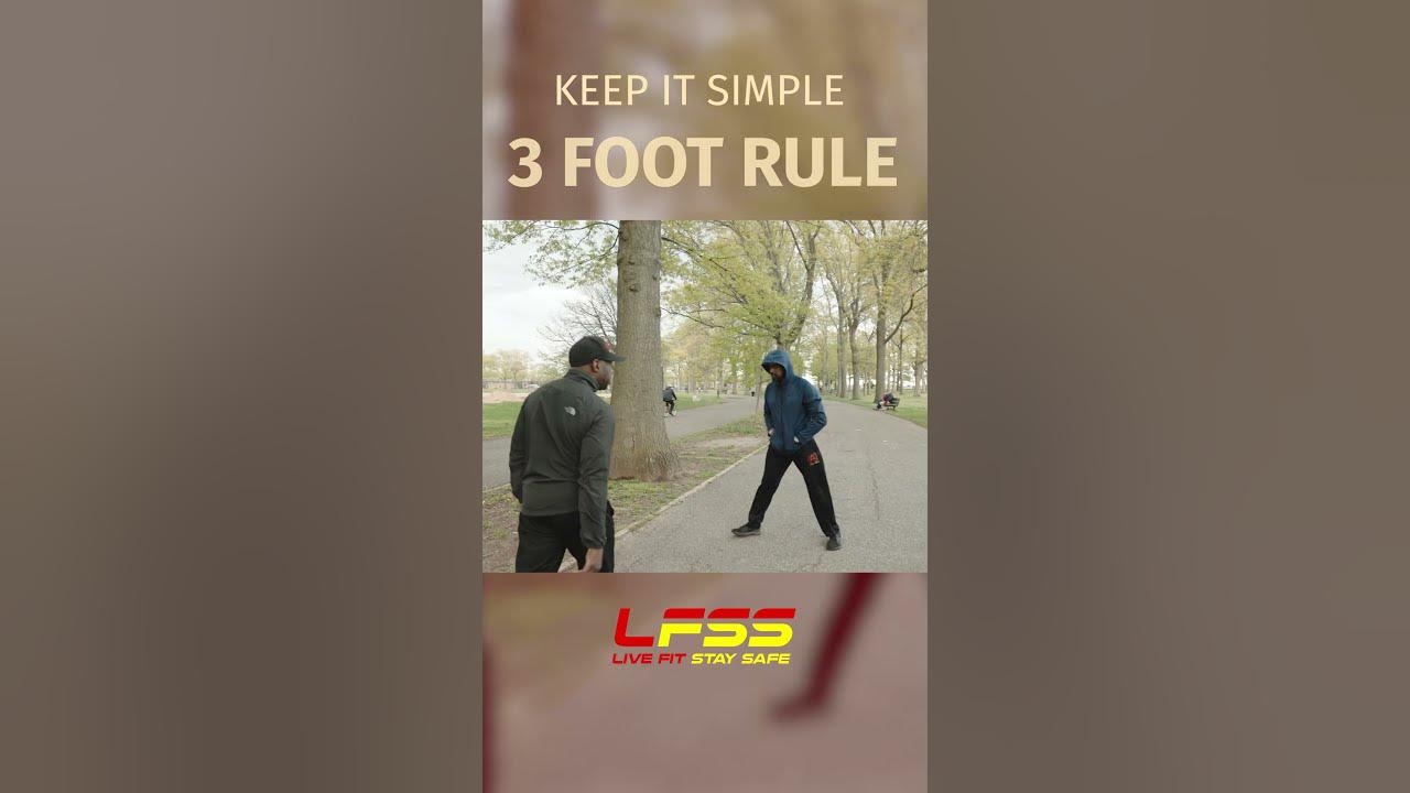 3 Foot Rule Self Defence Techniques YouTube
