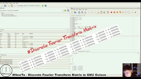 #HowTo - Discrete Fourier Transform Matrix in GNU Octave