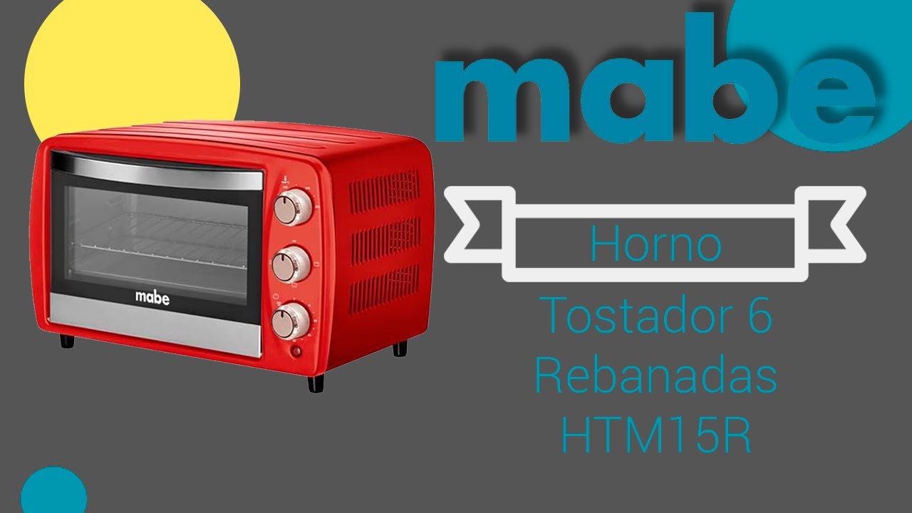 Reseña Horno Tostador 6 Rebanadas Mabe HTM15R - YouTube