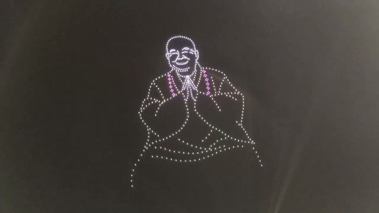 1150222初六的無人機和煙火