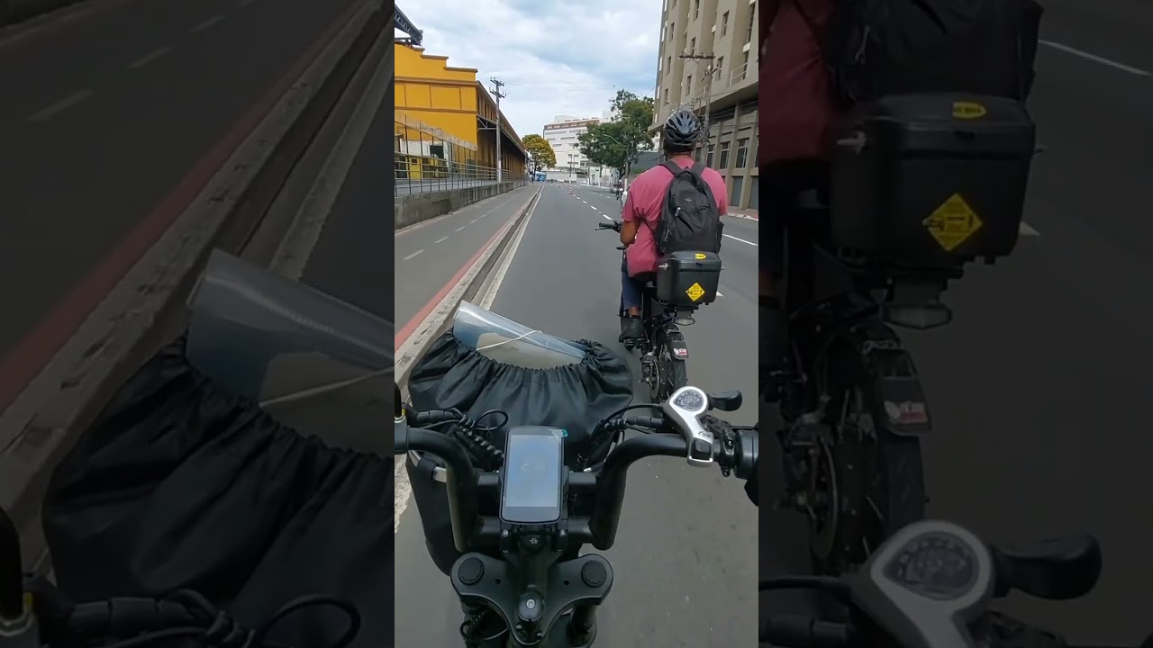 Peguei minha V8 Pro e fiz o trajeto Vitória → Cariacica pela Rua Lazer!#🚴💨 #BikeElétrica #v8pro 