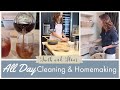 All Day Cleaning & Simple Homemaking Routine | Speed Cleaning Motivation | Clean With Me