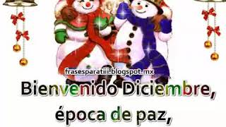 BIENVENIDO DICIEMBRE