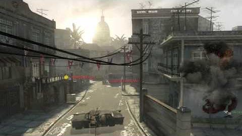 OM4R LITTLE - Black Ops Tomahawk kill ricochet off the bus in Havana