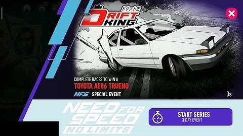 NFS No Limits Gameplay 🏎️✌️ Special Events/ IGNITION- Drift King 3 Day Event Full 🔥😎 (No Commentary)