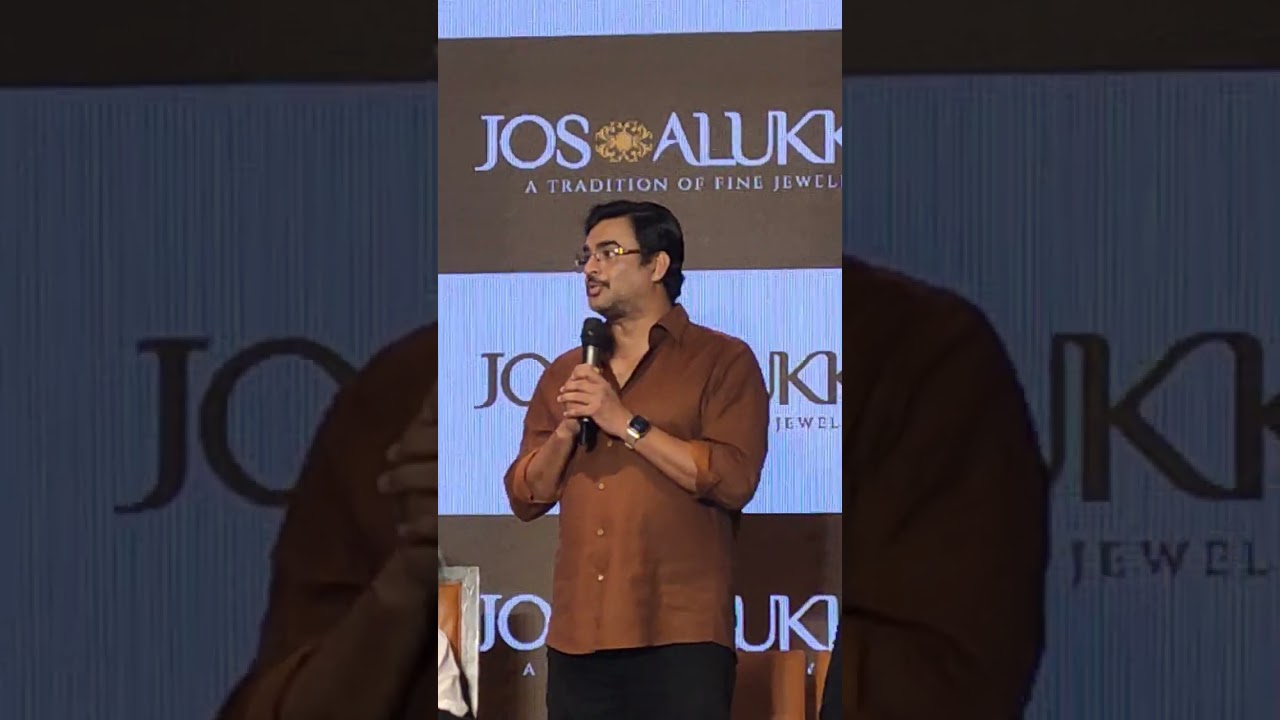 *Jos Alukkas Pan India Brand Ambassador**Actor  R Madhavan*