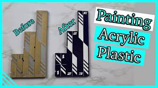 Painting on Acrylic Plastic with Acrylic Ink- How to and Step by Step