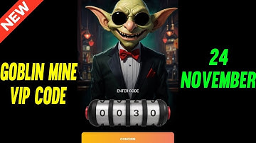 24 November Goblin Mine Game Code | Goblin Mine Game VIP Code | Goblin Mine Game Daily Code