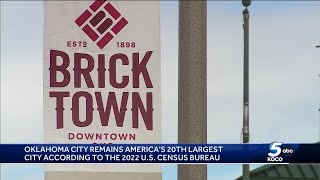OKC ranked 20th largest city for second consecutive year