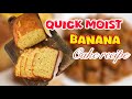 Moist Banana Cake with Overripe Bananas + Easy Liver Dish | Quick Homemade Combo