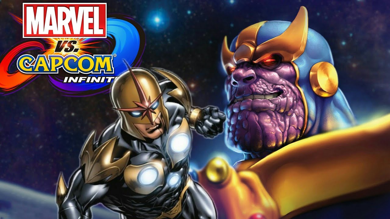 Marvel Vs Capcom: Infinite Nova and Thanos Character 