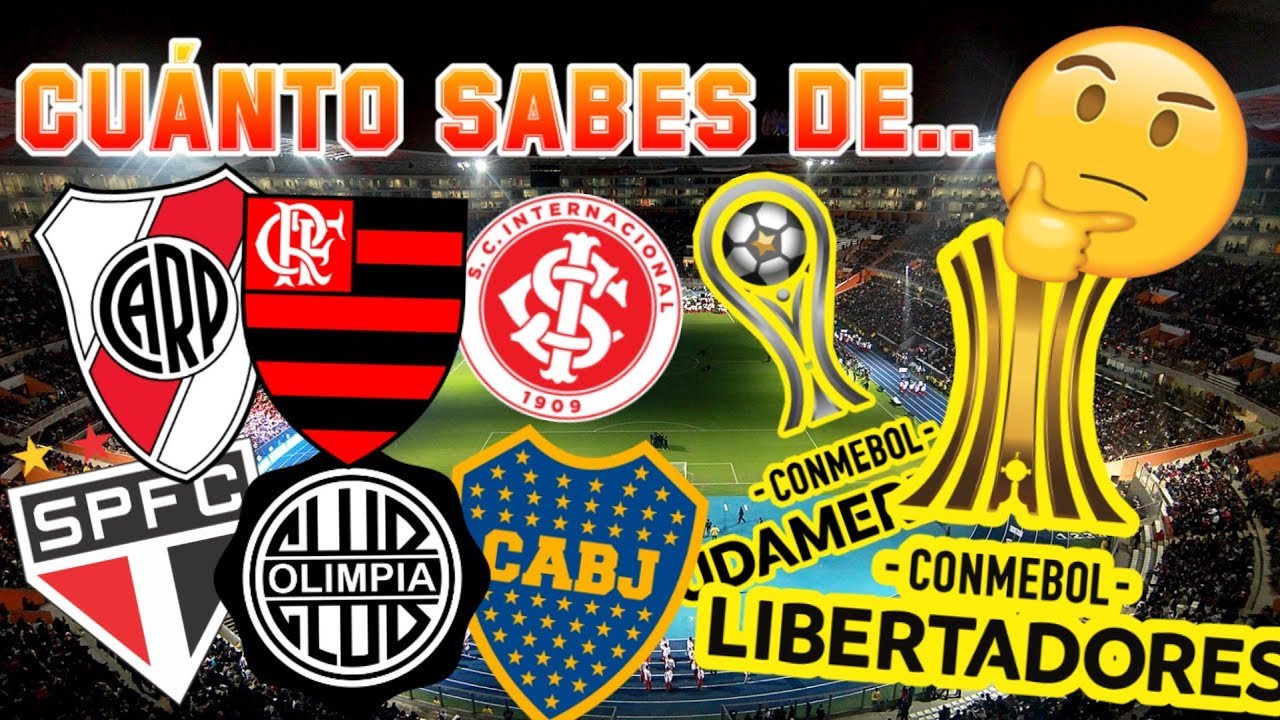 Quiz de perguntas e respostas (O tema é Libertadores)  Mostre todo o seu  conhecimento em Copa Libertadores respondendo as perguntas em 25s. E  desafie seus amigos. 👍 Deixe o Like 📢