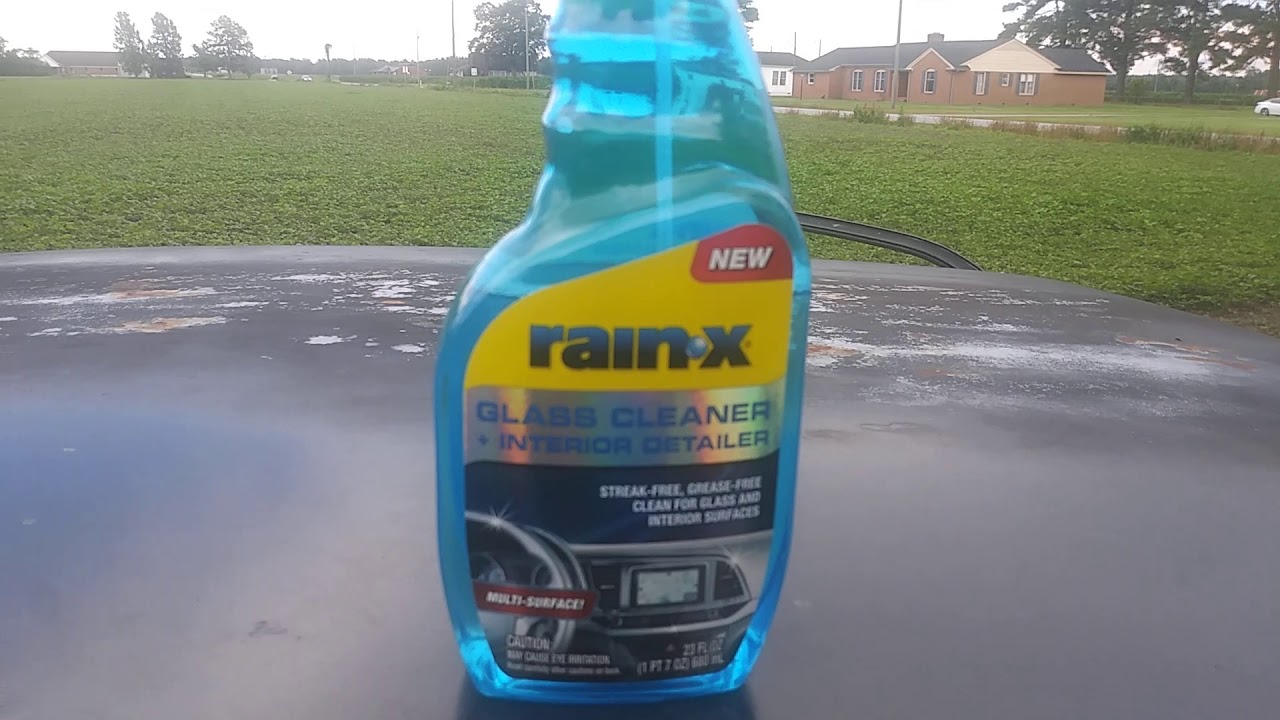 rain x window cleaner