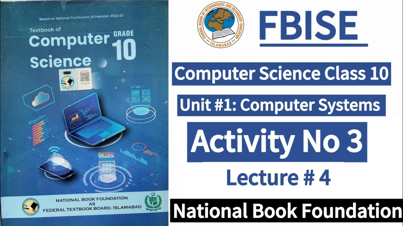 Class 10 Computer Science Unit 1 | Activity 3 | New Syllabus 2025 - YouTube