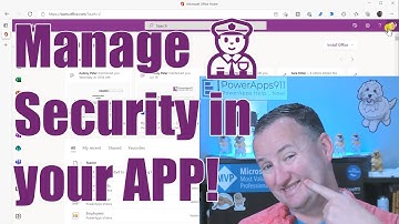 PowerApps Manage Access and Azure Security Groups from an app