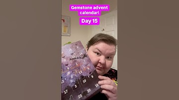 Day 15 of opening a gemstone advent calendar! #gemstoneadventcalendar #adventcalendar #christmas