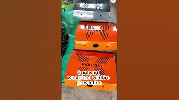 remotely controlled weeder made by Vigorun, Vigorun remotely controlled track-mounted grass trimmer