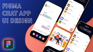 Figma UI design For Beginners | Chat App UI Design in Figma for Beginners