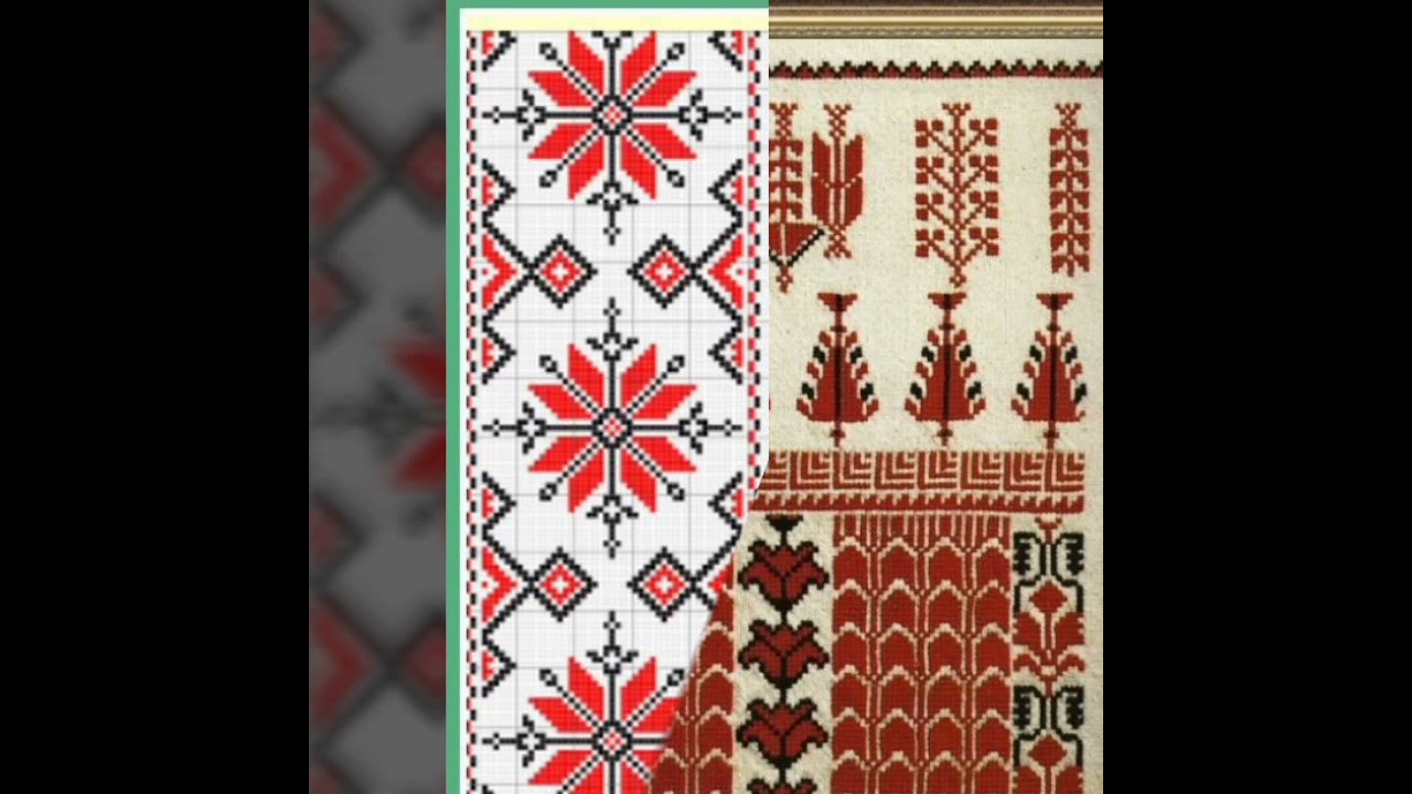 Stylish and beautiful cross stitch borders