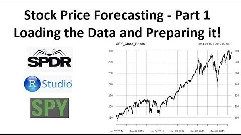 Stock Price Forecasting  - Part 1 - Loading the Data and Preparing it!
