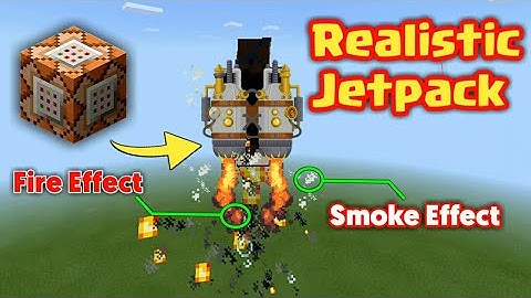 How to make a Realistic Jetpack in Minecraft using Command Block
