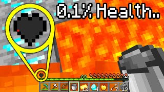 Minecraft, But with only 0.1% Health.. by Kiingtong 1,781,259 views 3 years ago 16 minutes